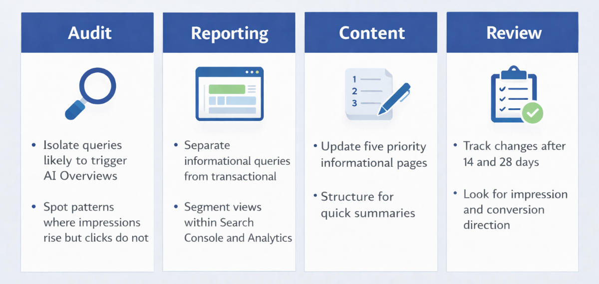 week 1 zero clicks plan